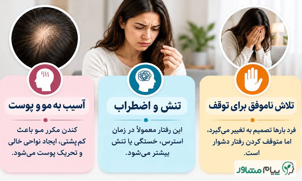 وسواس کندن مو (تریکوتیلومانیا) چیست؟ دلایل، علائم و روشهای جدید درمان 1.1 compressed 14 - وسواس کندن مو (تریکوتیلومانیا) چیست؟ دلایل، علائم و روشهای جدید درمان